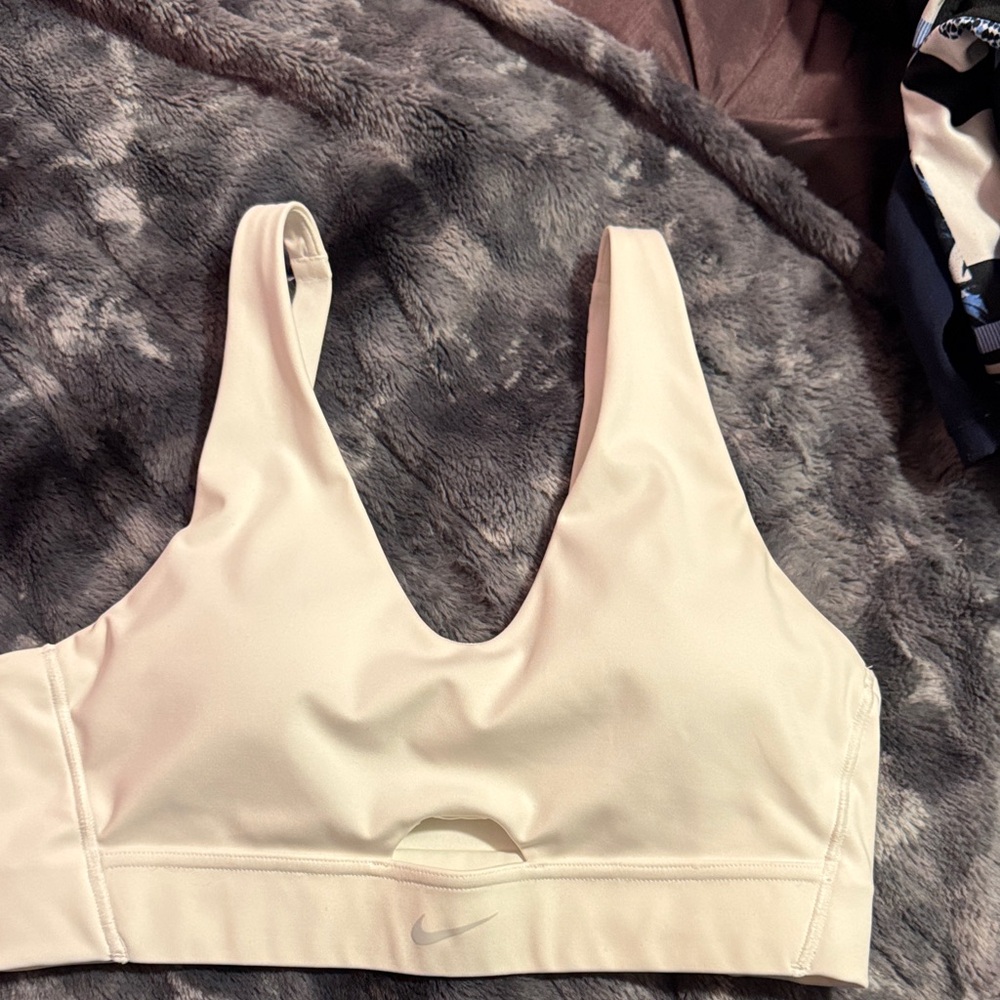 Nike Women's white Sports Bra